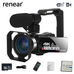 Digital Camera 4k Professional Camcorder for Youtube 48MP WiFi Video Camera 18X Digital Zoom Camera Digital Webcam For Tiktok