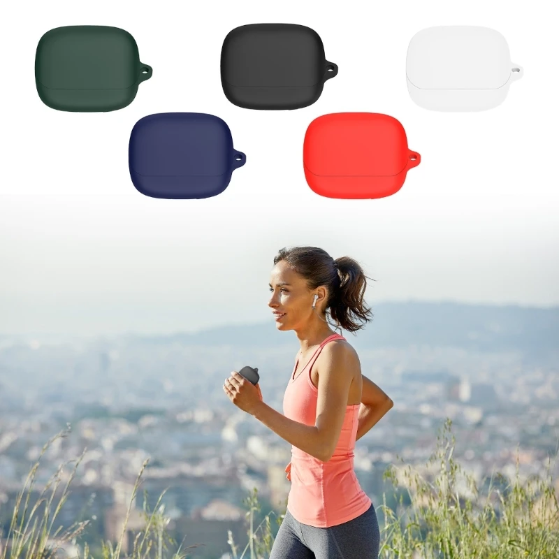 Silicone Protective Case for Baseus Bowie M2s Wireless Headphone Protector Case Cover Shell Housing Anti-dust Sleeve