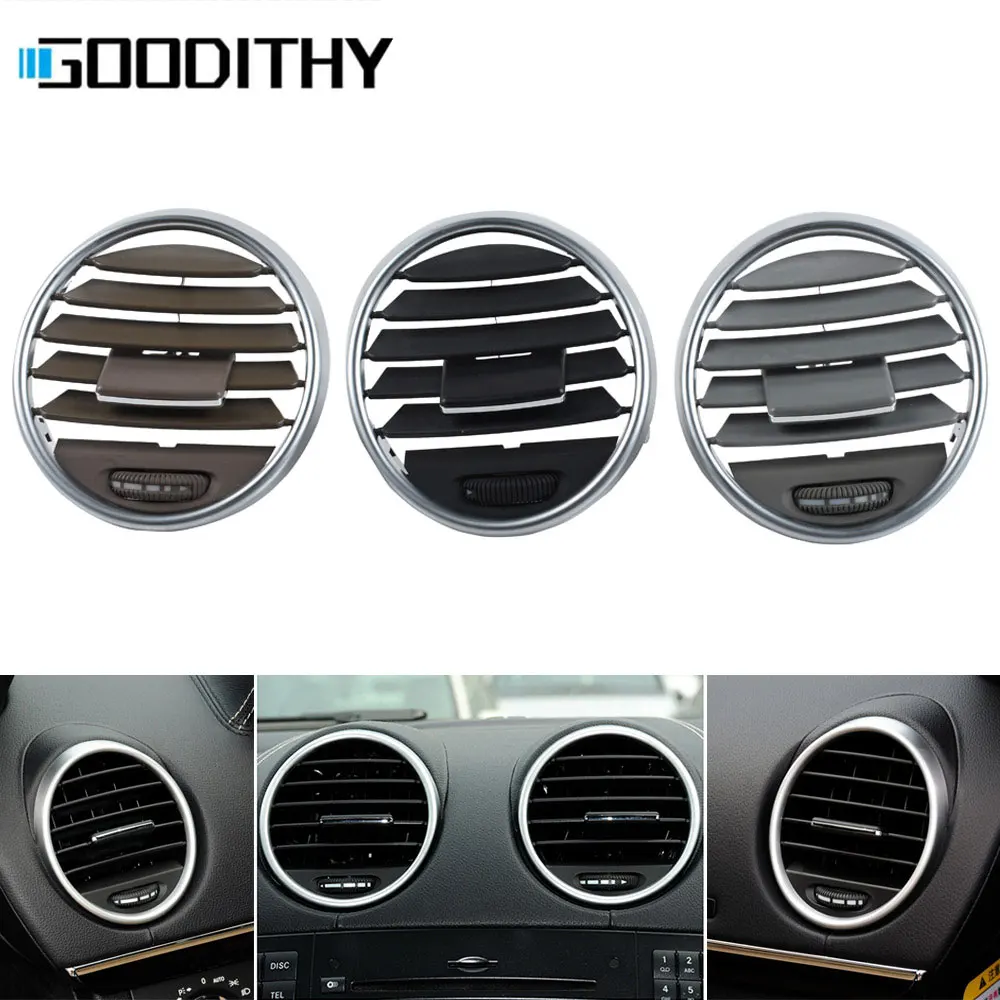 W164 Center Dashboard Air AC Vent Grille Cover Air Vent Tab Clips Paddle For Mercedes Benz M ML GL Class ML300 ML450 2005-2012