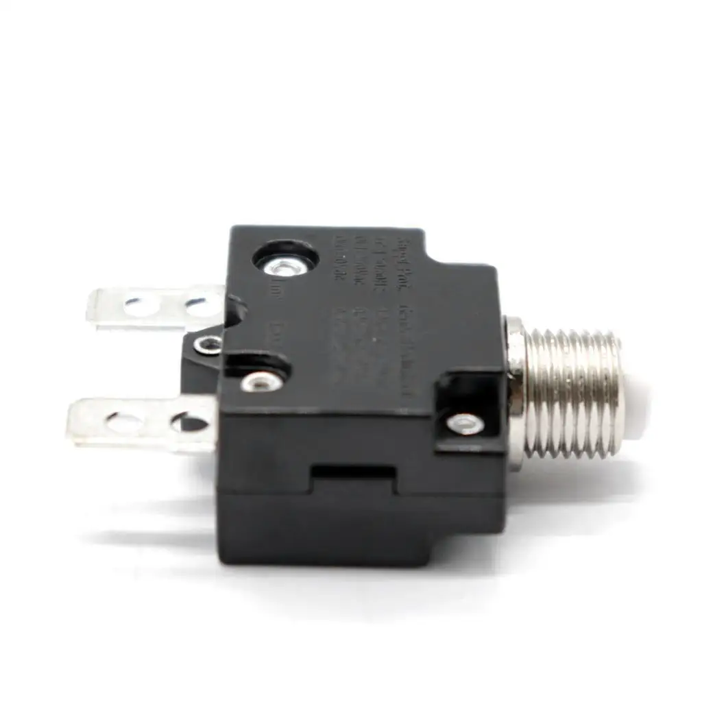Car Resettable Circuit Breaker Push Button Fuse Holder for Automotive Marine Panel Overload Protection