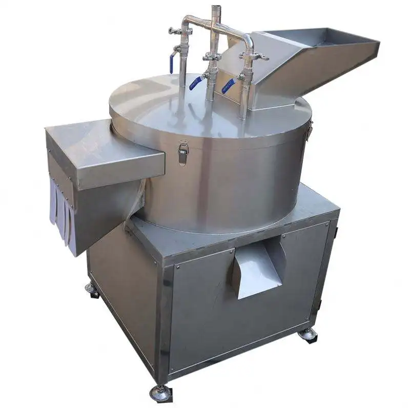 Commercial Industrial Electric Stainless Steel Potato Peeler Root Vegetable Cleaning Peeling Machine 220V