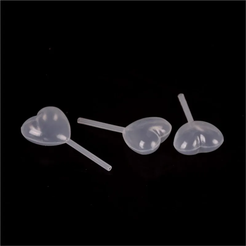 50pcs New Heart Shaped Squeeze 4ml Transfer Oils Liquid Pipettes Eye Dropper 4ML