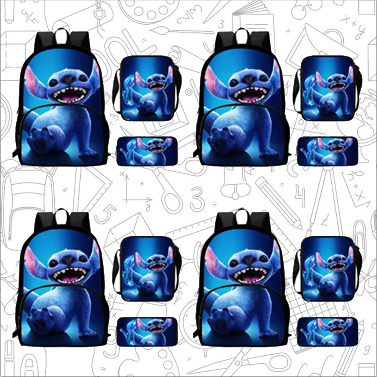 

Детский школьный рюкзак с передним карманом, сумки на плечо, сумки-карандаши для детей от 5 до 5 лет, школьные сумки с мультяшной вышивкой для мальчиков и девочек