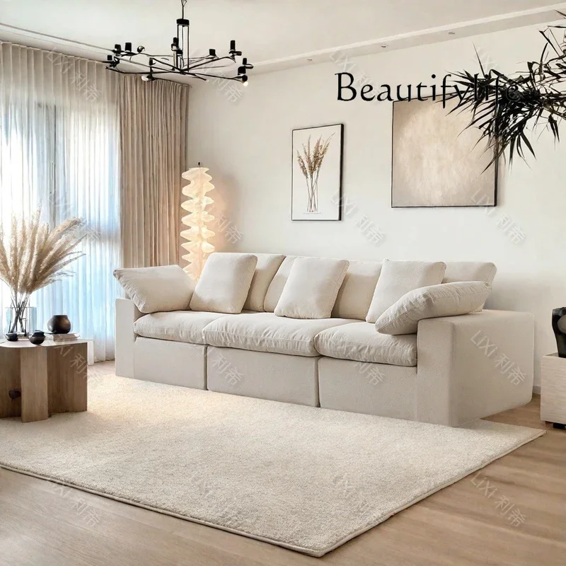 BJ X Minimalist Recliner Sofas Designer Nordic Modern Chaise Compressed Sofas Daybed Luxury Canape Salon Couch Furniture