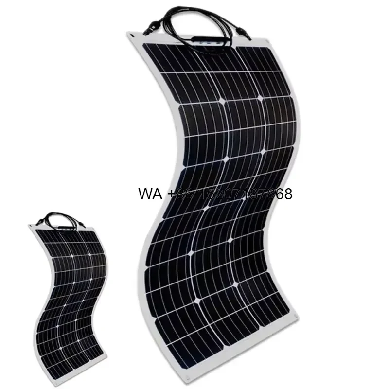 Wmwmnu for Flexible PV Modules 200W Bendable Solar Panel for Curved Surfaces Solar Roof Panel