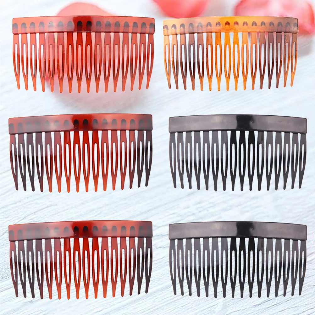 

20 Pcs Plastic Hair Comb Side Combs for Fine Modeling Inserted Accessories Woman