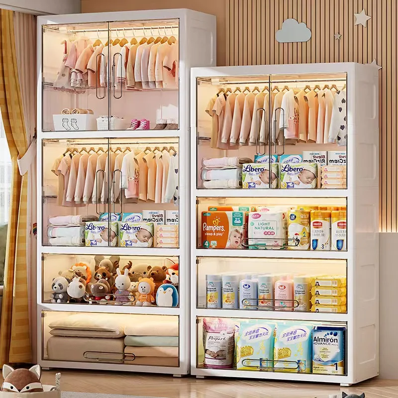 

Children's furniture cartoon multi-functional toy cabinet multi-layer plastic storage drawer