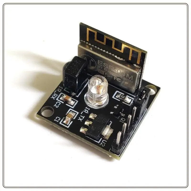 موثوق-ESP8285 ESP-01M جهاز إرسال واستقبال بالأشعة تحت الحمراء واي فاي وحدة لاسلكية التحكم عن بعد التبديل تطوير لوحة تعليمية Esp 8285 ESP-01M,E