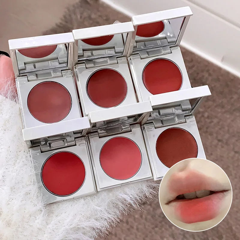 Creme multiuso GegeBear Velvet: matiz labial com acabamento fosco macio – propriedades de longa duração para um visual naturalmente radiante