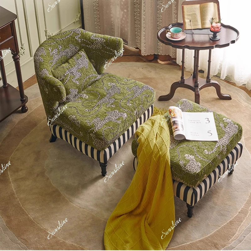 

Second-hand living room solid wood lazy sofa recliner bedroom living room single sofa