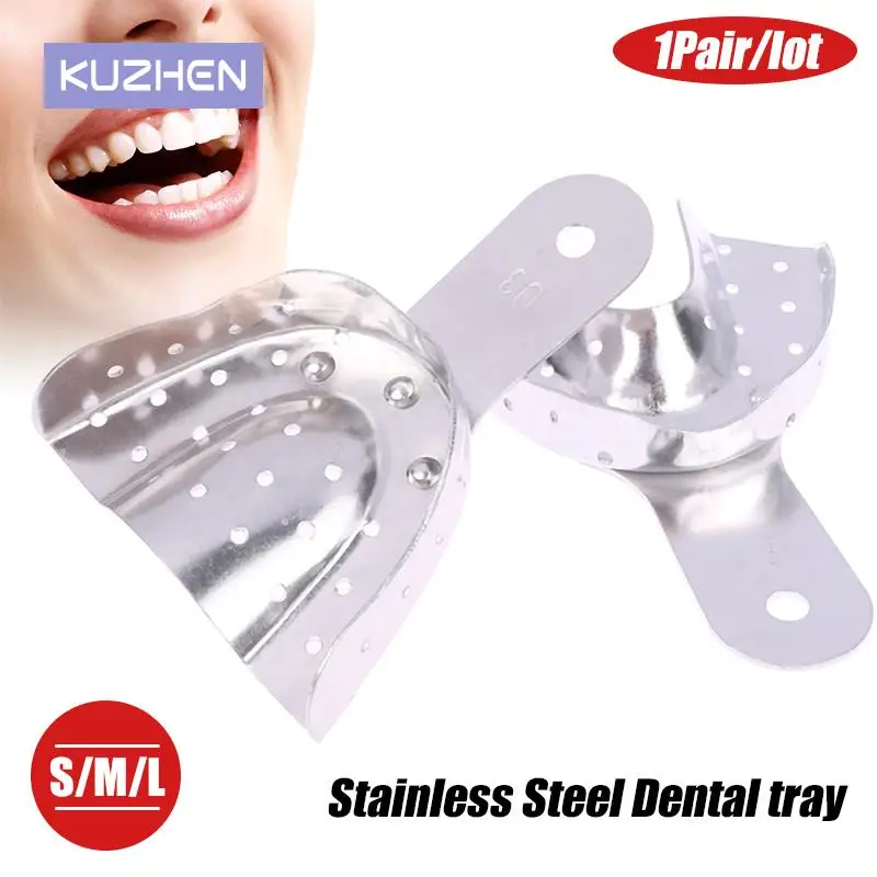 

Dental Impression Tray Aluminum alloy Dental Impression Trays Denture Instruments Aluminum