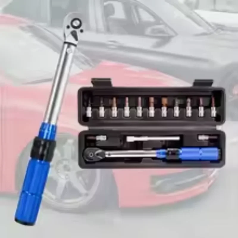 TINSOL 15-teiliges Set Fahrrad-Drehmomentschlüssel-Set 1/4 Zoll 2–24 Nm Dual Direction Bike Inbusschlüssel Werkzeugsteckdose voreingestellter Schraubenschlüssel Pro Reparatur – Detail 11