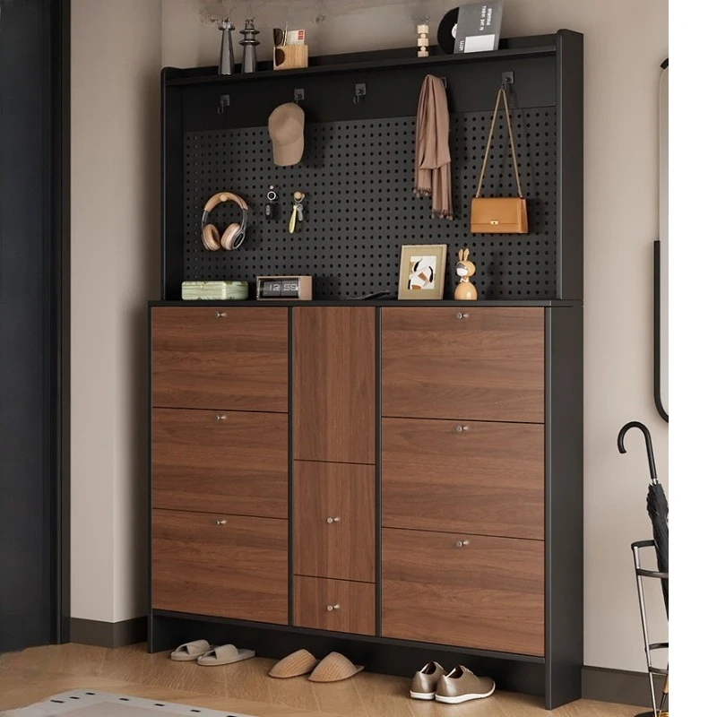 

narrow entrance shoe cabinet large capacity multifunctional interior shoe organizer medieval style meuble a chaussures furniture