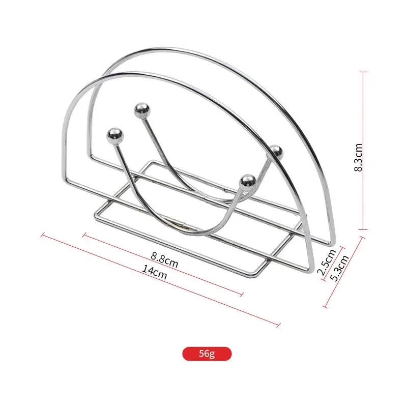 Towel Rack Table Napkin Holder for Hotel Restaurant Coffee Shop Napkin Clip Rack Box Serviette Holder Tissue