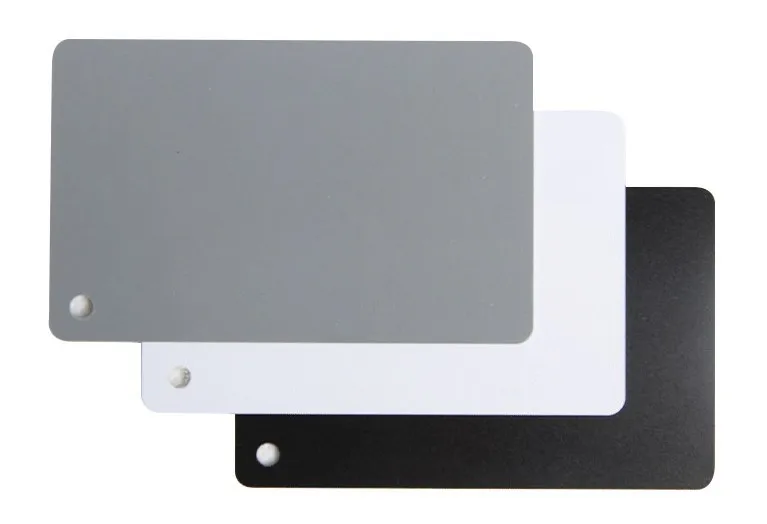 Камера 3 в 1, белая балансовая карта, 18% черно-белая, серая, экспозиционная карта с крепежным ремешком