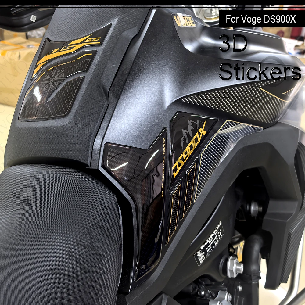 

2024 2025 For VOGE DS900X 900DSX 900 DSX Adventure Motorcycle Tank Pad Gas Fuel Oil Protector Stickers Decals Fairing Fender