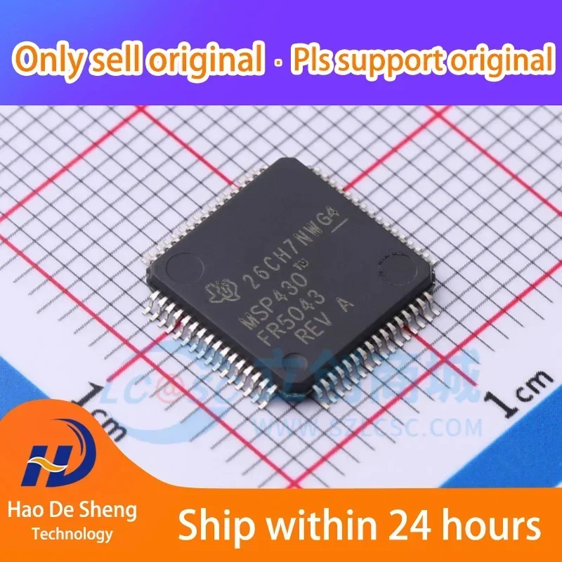 

10 шт./лот MSP430FR5043IPMR LQFP64 новый оригинальный на складе