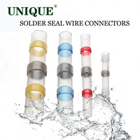 10/20/30//50/100pcs Solder Seal Wire Connectors 3:1 Heat Shrink Insulated Electrical Wire Terminals Butt Splice Waterproof