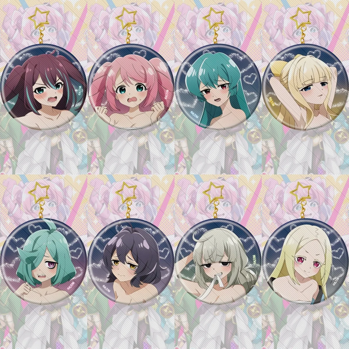 Charm Anime Mahou Shoujo Ni Akogarete llavero acrílico personajes característicos accesorios colección de productos regalos de navidad