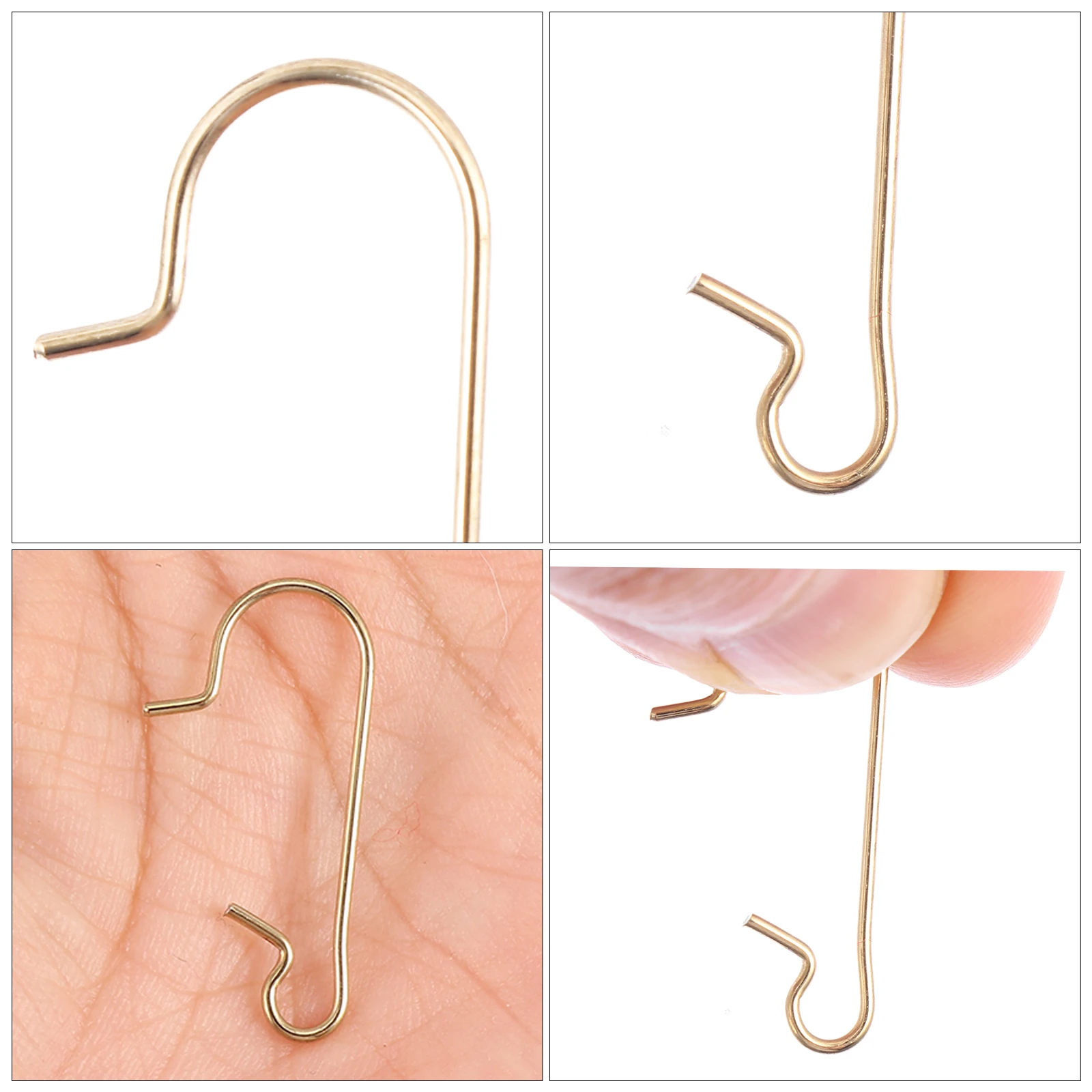 

100 Pcs Color Hook Christmas Supplies Hangers for Metal Hanging Tree Ornament Hooks Decoration