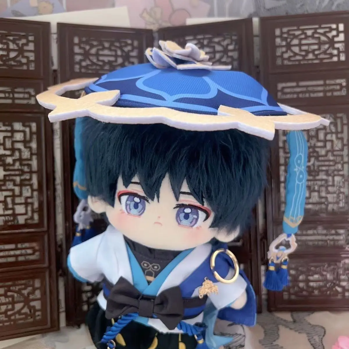 ตุ๊กตา Genshin Impact Wanderer Scaramouche น่ารัก ตุ๊กตาผ้าฝ้าย ของเล่นเด็กชายเด็กหญิง พวงกุญแจ ของขวัญ