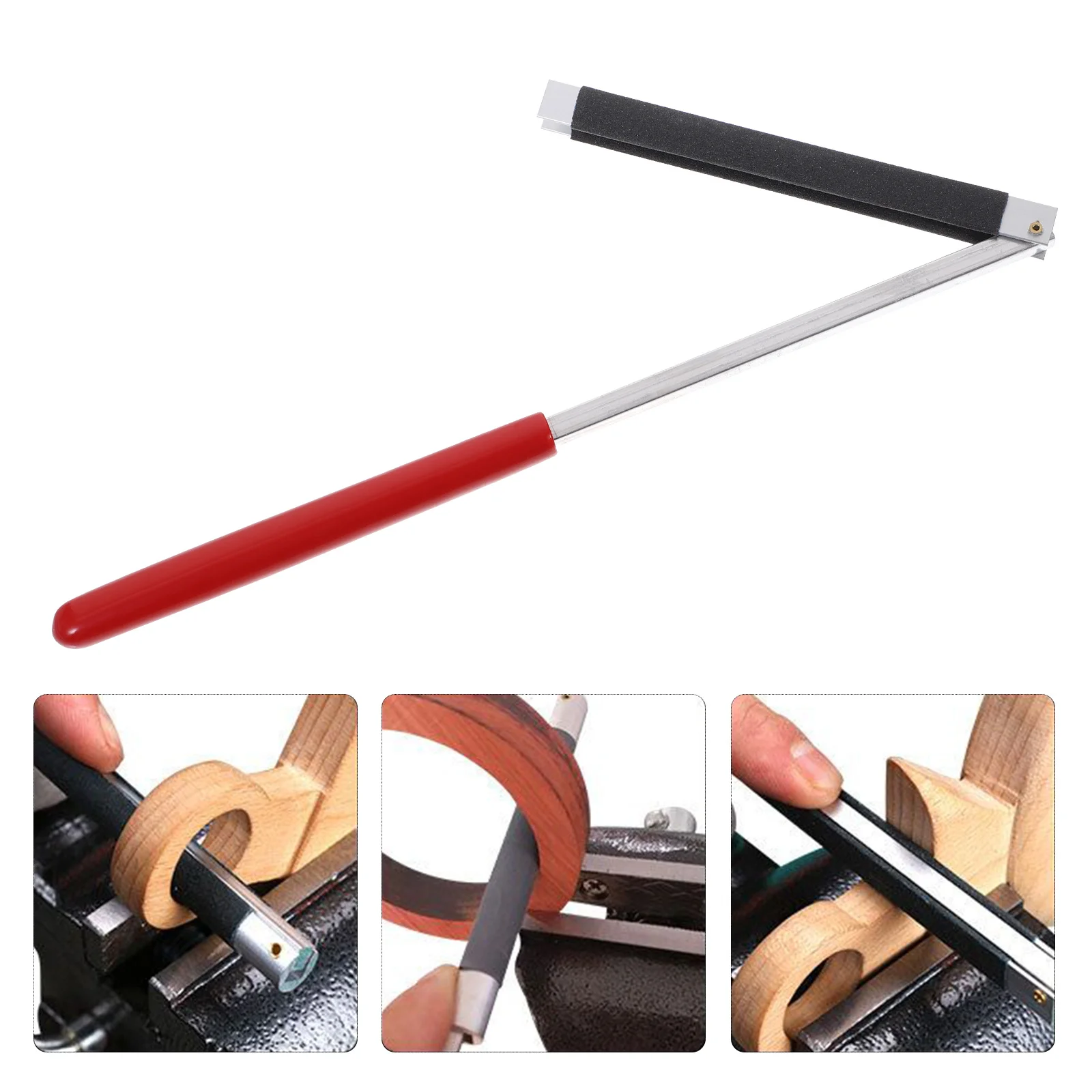 حامل ورق الصنفرة، لوح رفرف مربع، أداة تجليخ متينة لإزالة الصدأ، تلميع سطح الخشب المعدني، إعداد الطحن #3