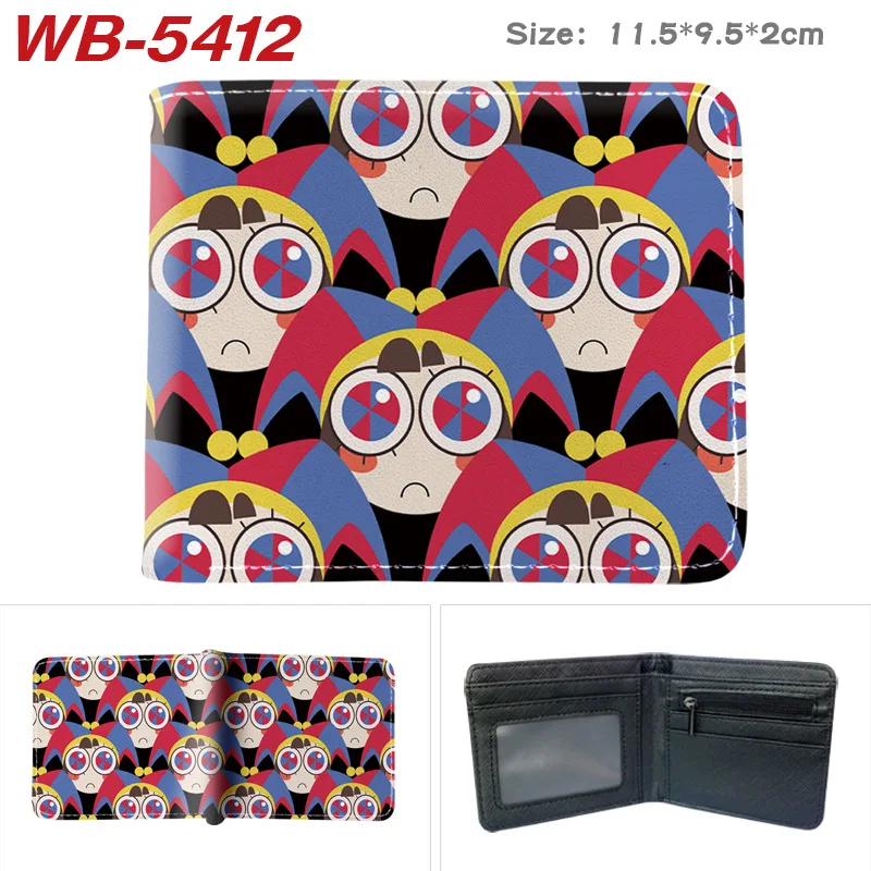 The Amazing Digital Circus Anime Cartoon Pomni Jax Printed Wallets Coin Purses Multi-purpose Folded Wallet Birthday Gifts view 6