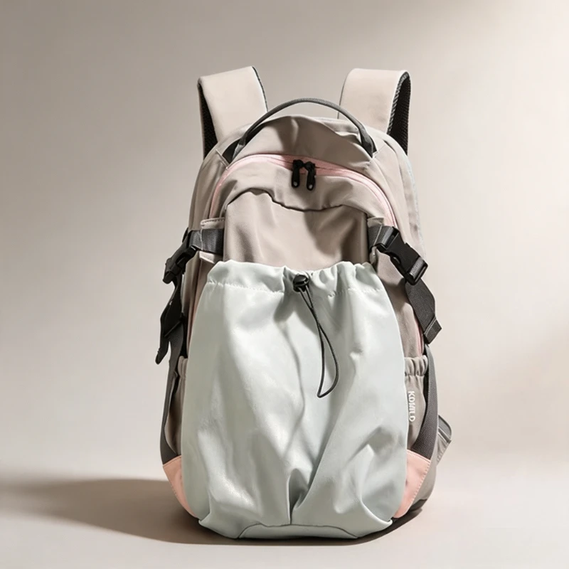 Retro Workwear Aesthetic Large Capacity Backpack Ultra Lightweight Travel Rucksack Fashion Casual All-match Student School Bag
