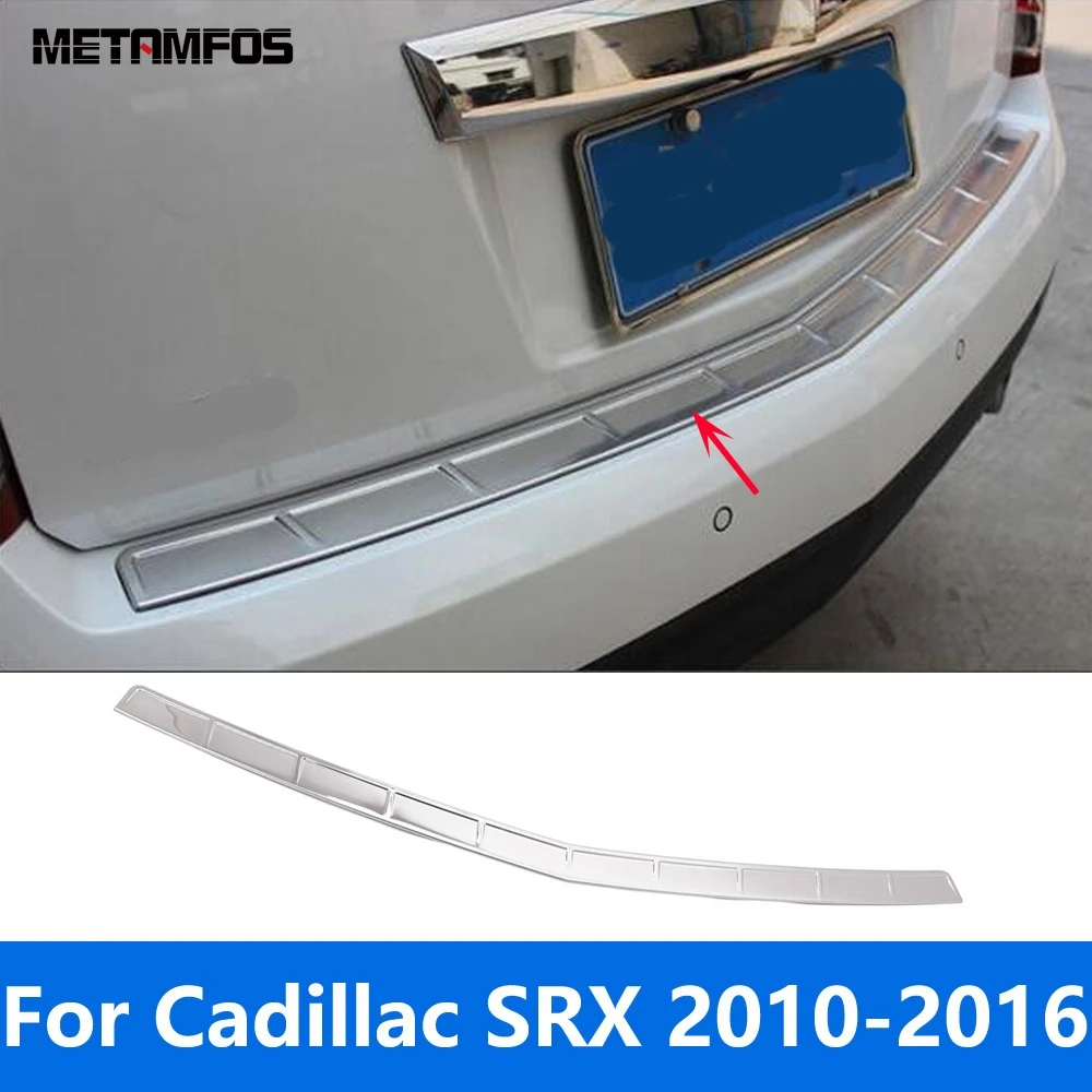 

Для Cadillac SRX 2010-2014 2015 2016, внешний задний багажник, бампер, подножка, задняя дверь, накладка на порог, защитная пластина, автомобильные аксессуары
