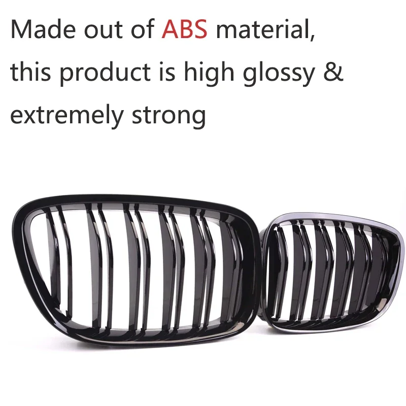 Car Front Bumper Kidney Grille Racing Grils For BMW F07 5 Series Gran Tourism 2009-2017 ABS Modified Replacement Accessories