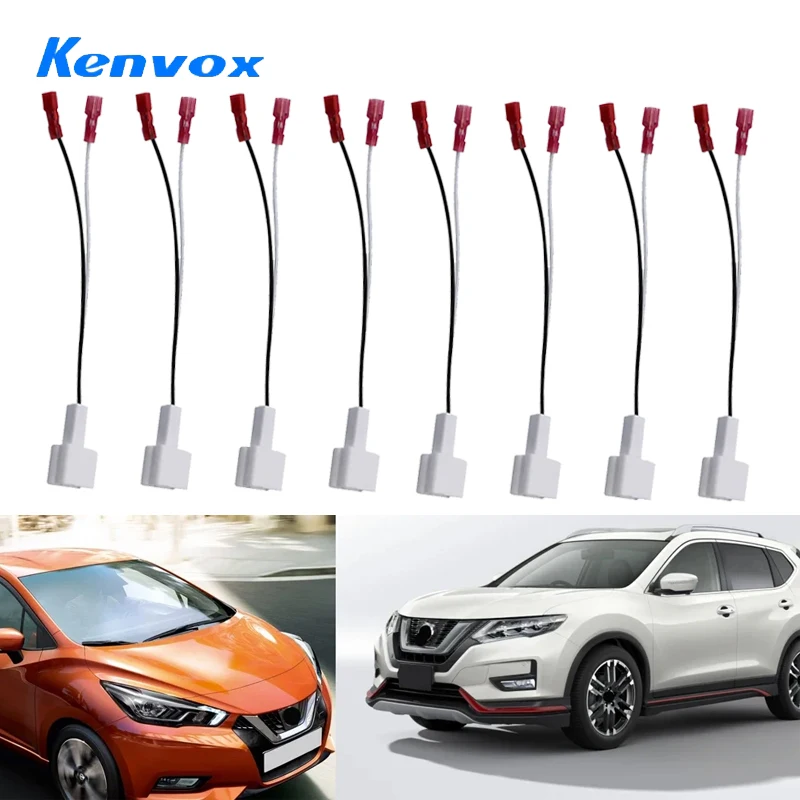 2Pcs Car Speaker Connector Harness Adapter For Honda Accord-Civic CRV-Acura CL TL MDX Wiring Cable Adaptor