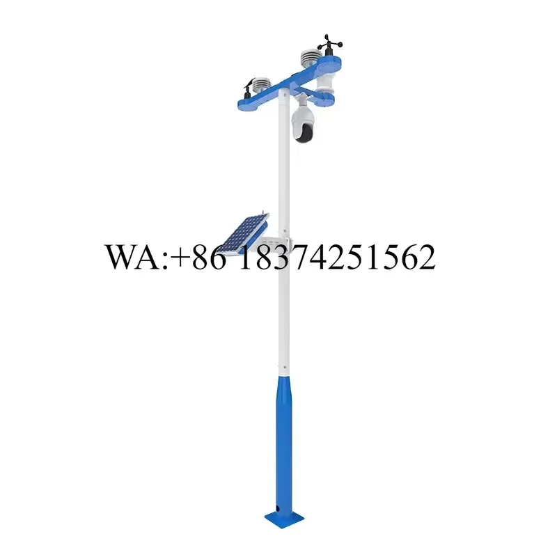 Wmwmnu Solar Weather Station for Agricultural Use Environmental Monitoring Data Analysis 4G WiFi Weather Station