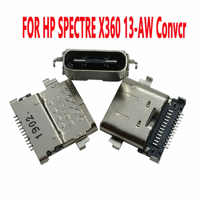 

10-50PCS For HP Spectre X360 13-AW Convcr Laptop Connector Socket Repair DC Jack USB Type-C Power Dock Charging Port