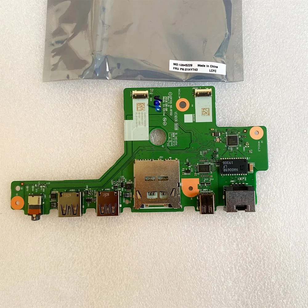 New Original For Lenovo ThinkPad P70 P71 P72 Audio Subcard USB Port Board NS-B722 FRU 01HY743