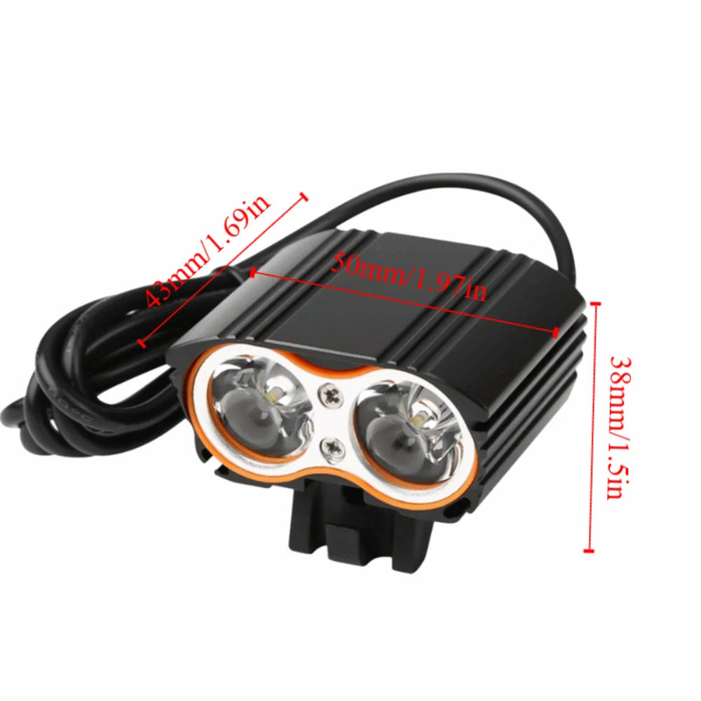 2000LM الدراجة العلوي 4 وضع سبائك الألومنيوم دراجة الجبهة ضوء IP6 المياه برهان فائقة مشرق USB الدراجة الخفيفة #4