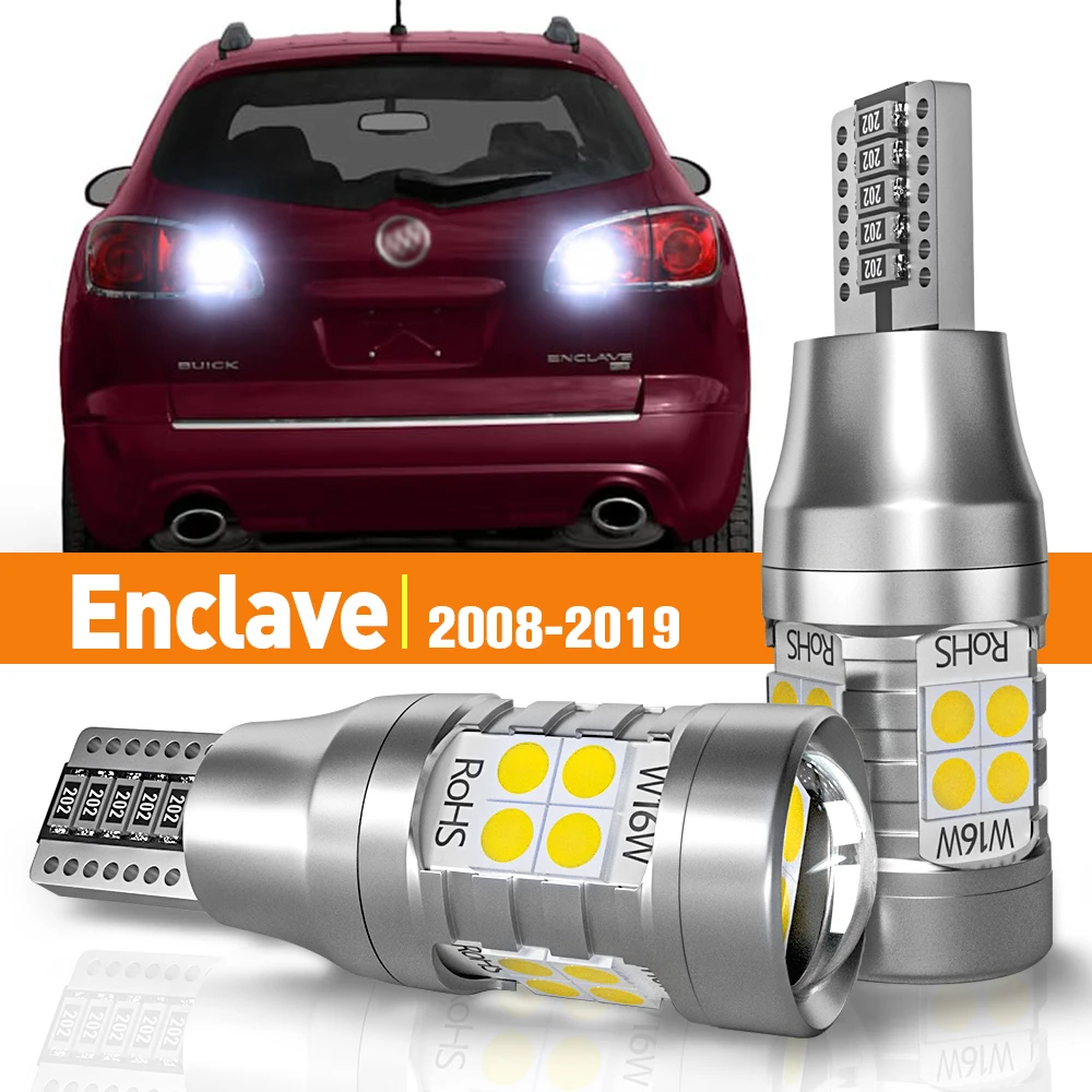 2pcs LED Reverse Light For Buick Enclave 2008-2019 2009 2010 2011 2012 2013 2014 2015 2016 2017 Accessories Canbus Lamp