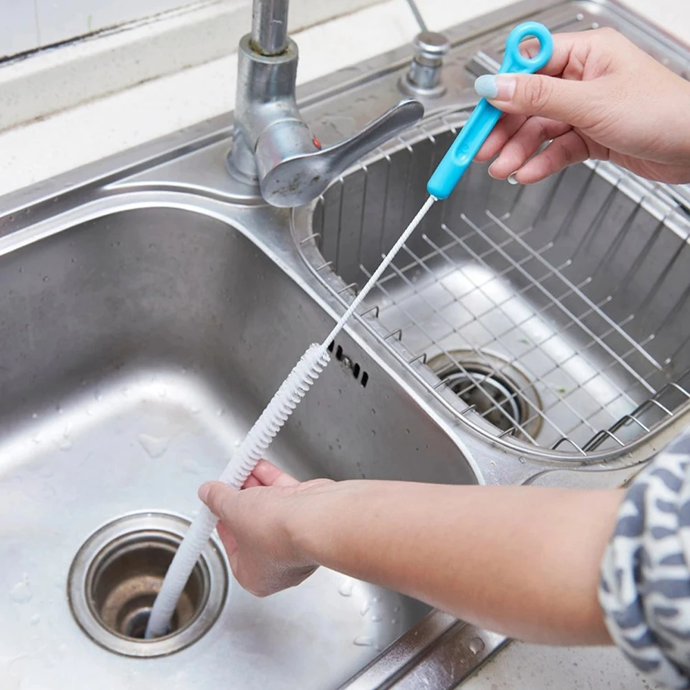 

3pcs Drain Dredging Tool Sewer Toilet Pipe Cleaner Iron Hair Garbage Removal Sink Debris Drainage Snake Tool Bathtub