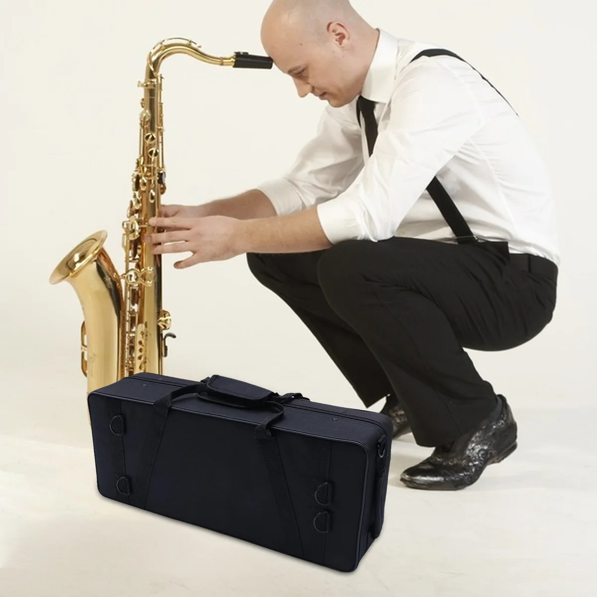 

Portable Bag Trumpet Bags Case Trombone Cases Carry Storage Band Canvas Small Backpack Suitcase for Type