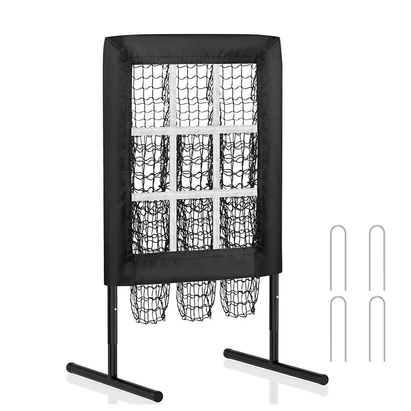 net baseball jiugongge pitcher practice net strike area trainer