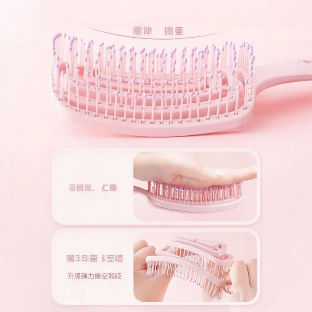Innovative Hair Comb Three Row Styling Brush Professional Air Cushion Massage Tool For Daily Grooming Accessories