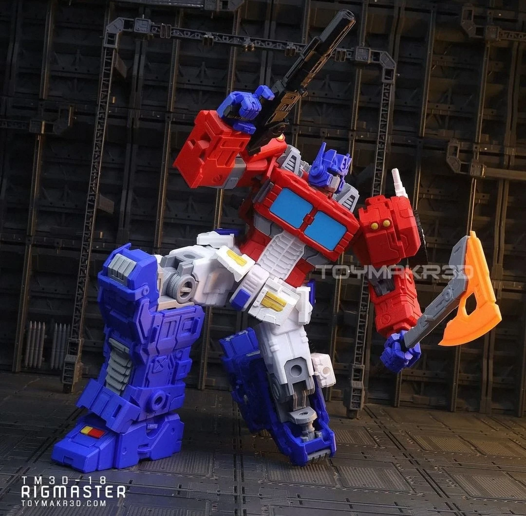 

Трансформируемая 3D-печатная фигурка Оптимуса Прайма: Коллекционная игрушка-подарок для детей