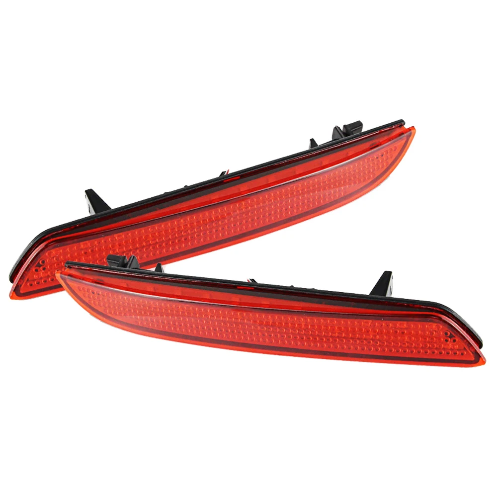 2 × عدسة حمراء LED الوفير عاكس الذيل ضوء الفرامل لهوندا CR-Z CR-V انسايت #2