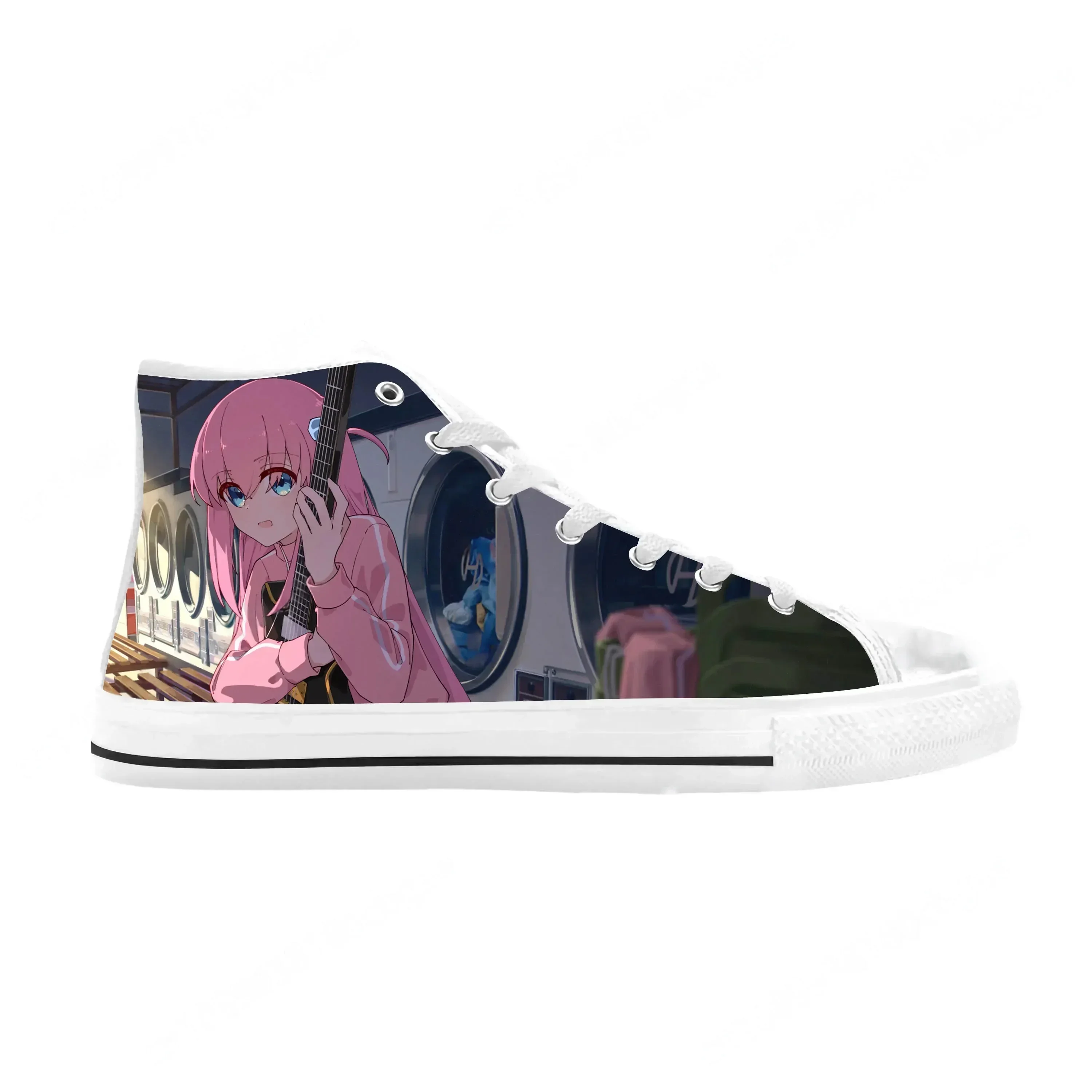 

Gotoh Hitori Bocchi the Rock Anime Cartoon Manga Casual Cloth Shoes High Top Comfortable Breathable 3D Print Men Women Sneakers