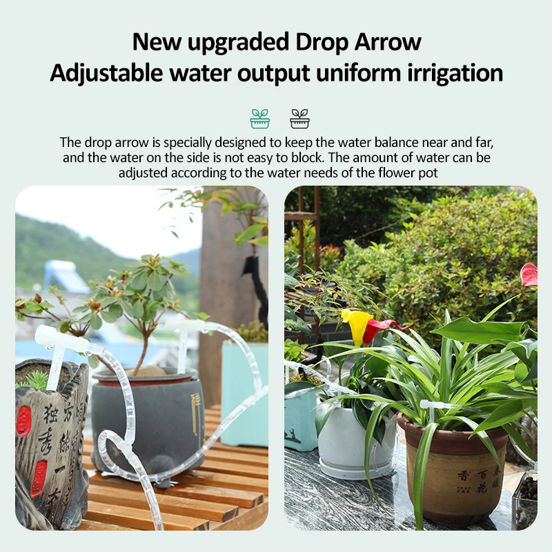 WIFI Intelligent Watering Device Double Pump Timed Automatic Drip Irrigation System Remote Control for 15/20/30 Pots Plant