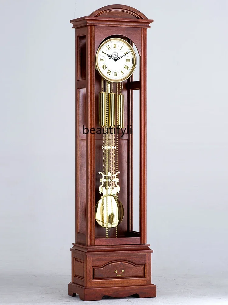 Chinese Style the Grandfather Clock Germany Hermle Imported Movement Light Luxury Mechanical Floor Clock the Grandfather Clock