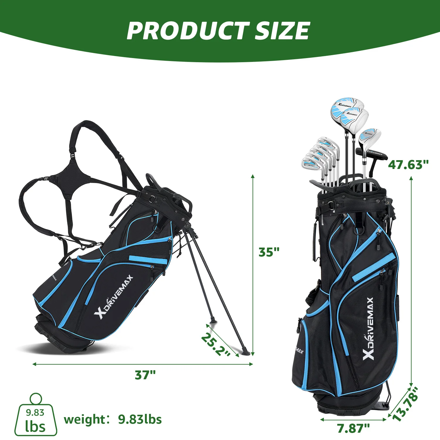 XDriveMax 10-Piece Men’s Golf Set 6
