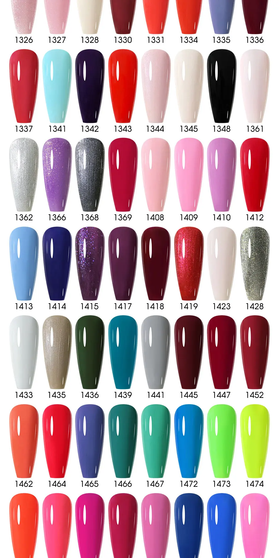 Arte Clavo 4-teiliges Gel-Nagellack-Set 15ml HEMA TPO-frei, ablösbar, UV-LED, Nude Braun Orange, langanhaltend, Nagelkunst, Maniküre für zu Hause – Detail 11