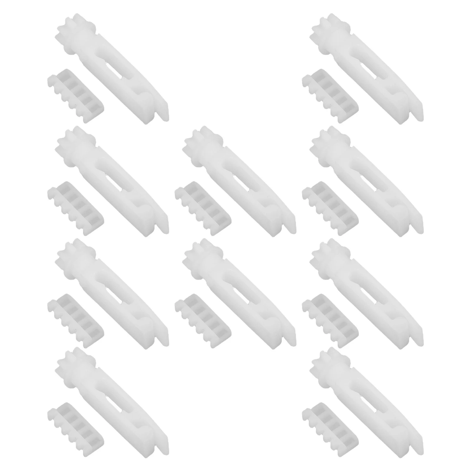 

10Pairs Curtains Pulley System Accessories Vertical Blind Stem Replacement Kit Repair Headrail Track Parts Easy Install