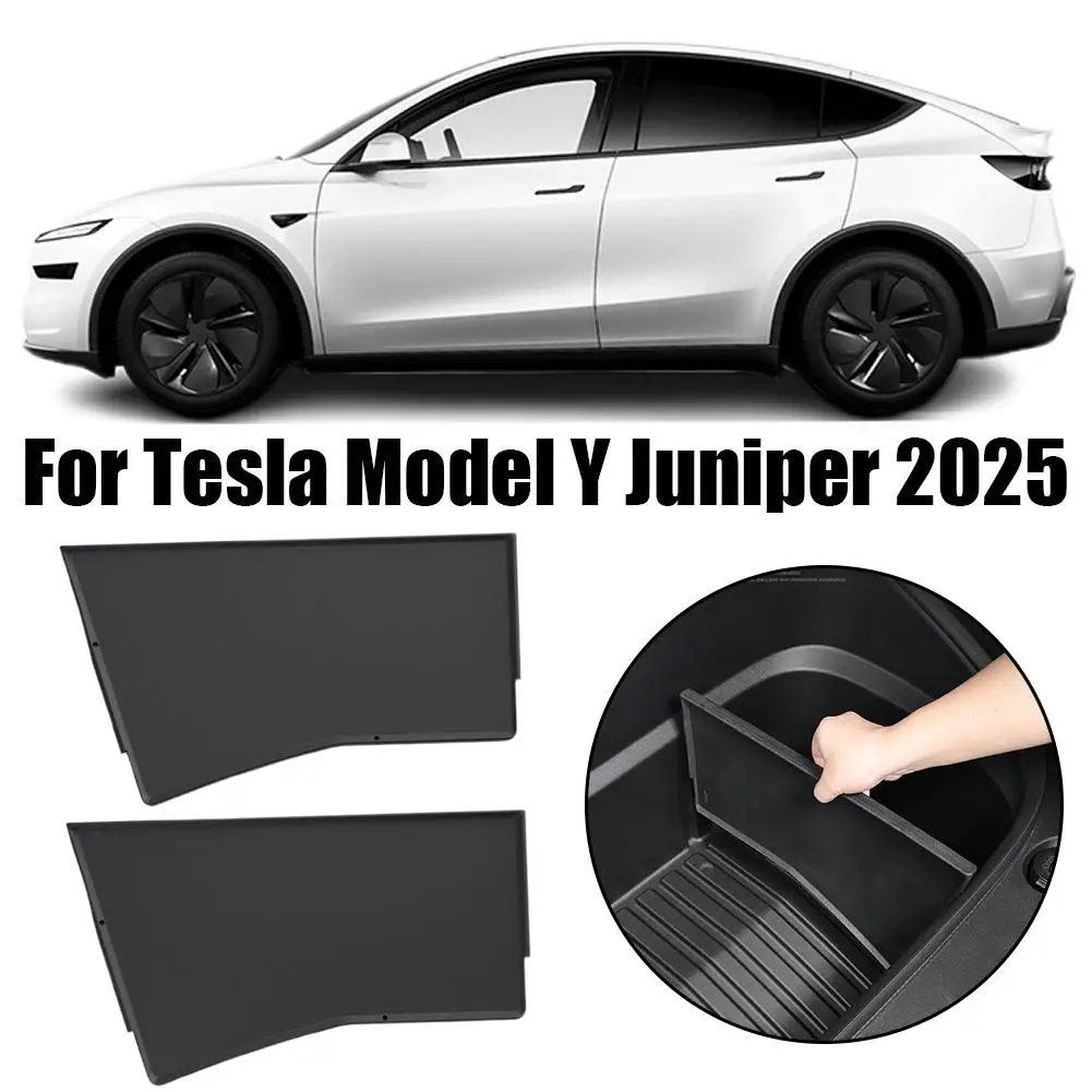 

Для Tesla Model Y Juniper 2025 передняя запасная коробка-органайзер, перегородка, аксессуары, багажник, передний интерьер, комбинированный автомобиль C4Q9