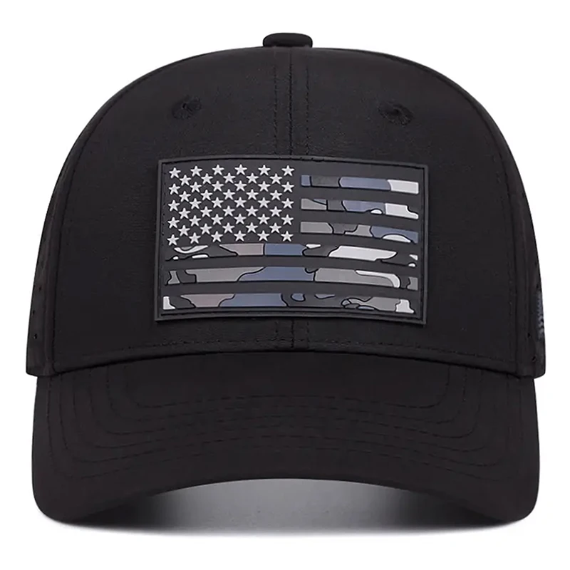 2025 Creative New Baseball Hat American Flag Street Fashion HipHop Hat Outdoor Sports Sunshade Hat Daily Commuter Net Hat Unisex